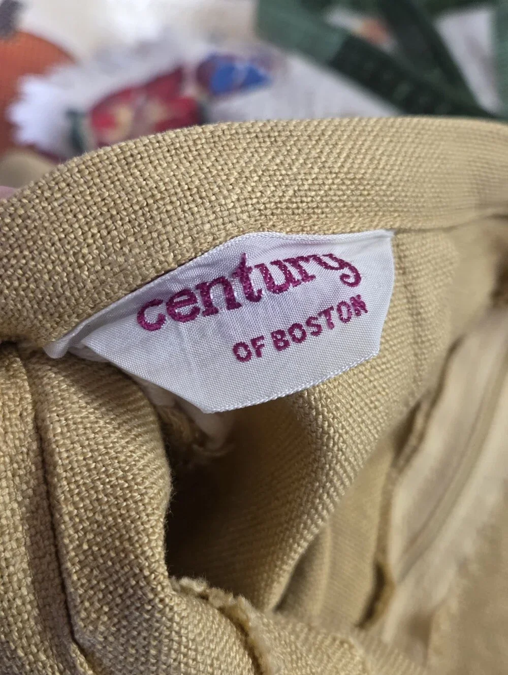 Vintage 60s Woven Mini Skirt Century Of Boston Mustard Gold